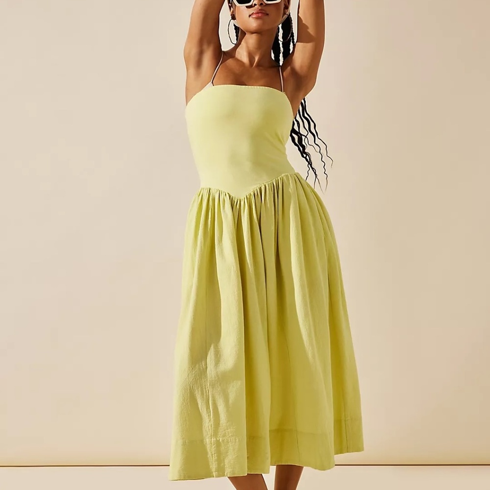 Onda Drop-Waist Tube Midi